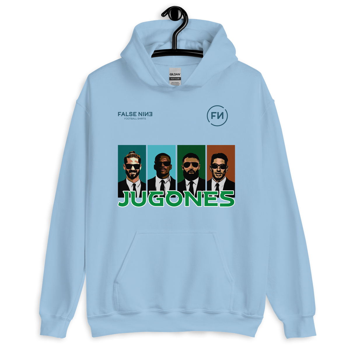 Sudadera con capucha unisex | RBB | Jugones 01 | Claros