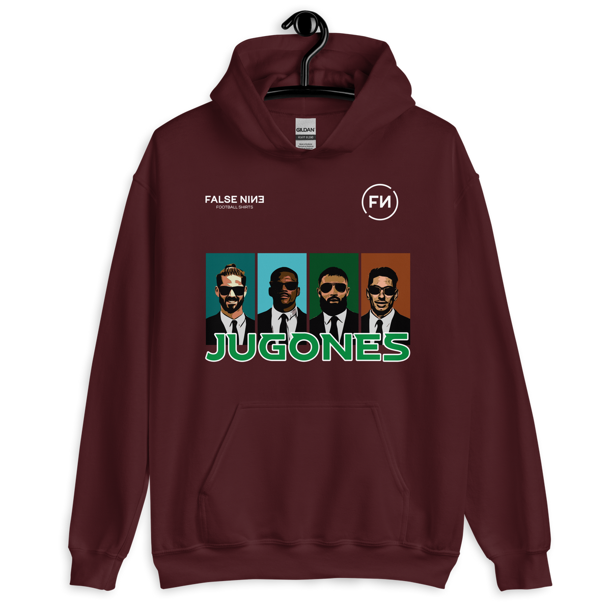 Sudadera con capucha unisex | RBB | Jugones 01 | Oscuros