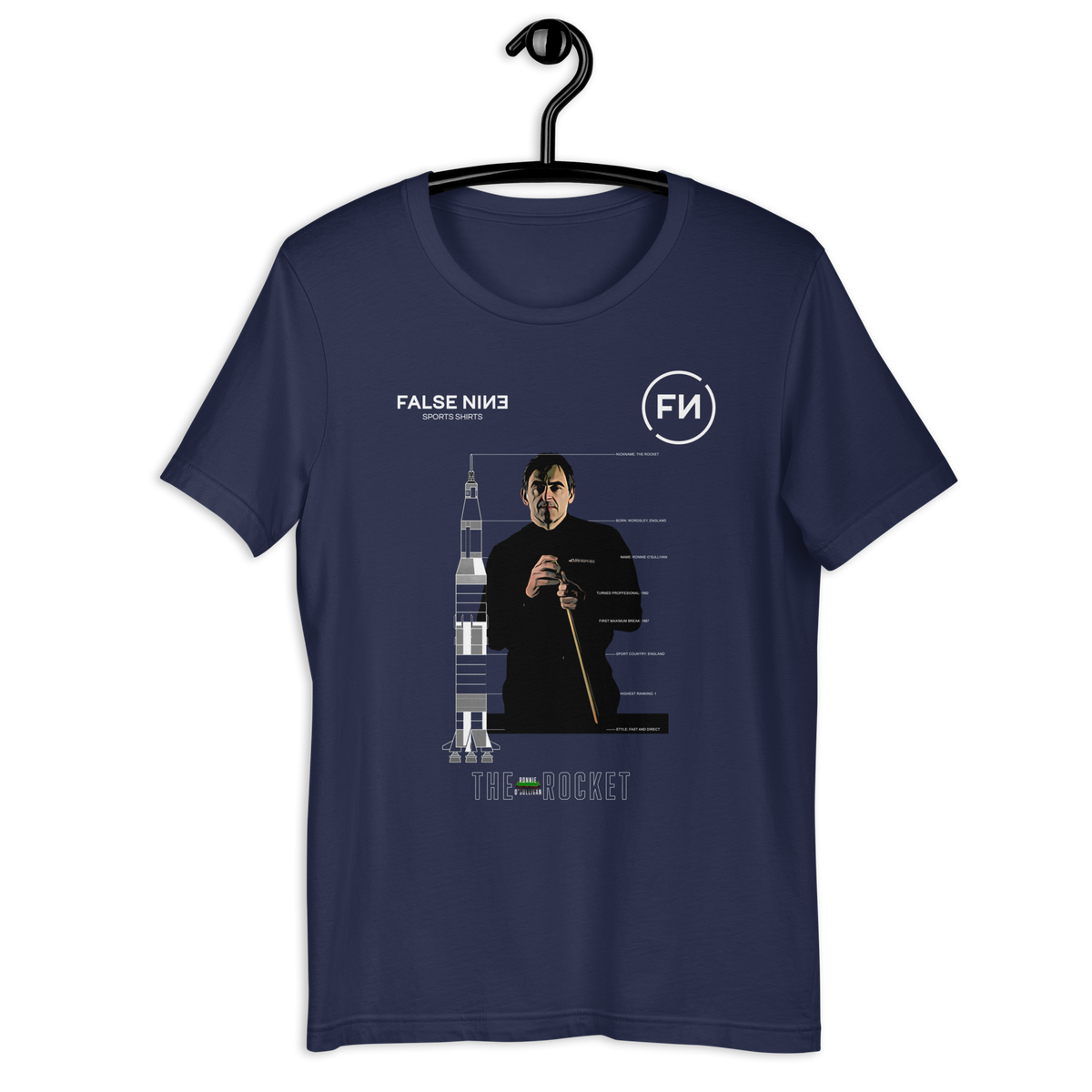 Camiseta de manga corta unisex | Snooker | ROS 01 | Oscuros