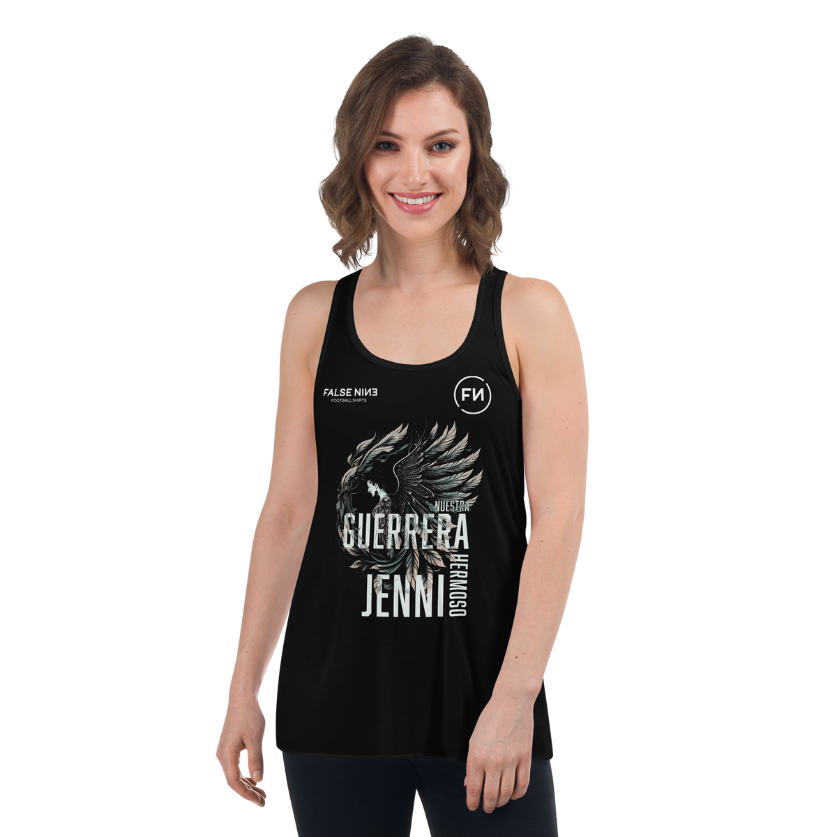 Camiseta deportiva holgada para mujer | FF | JH 01 | Negra